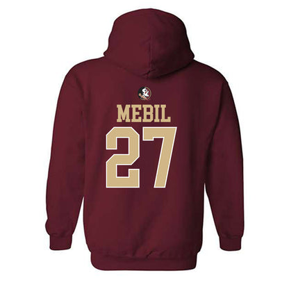 FSU - NCAA Baseball : Kevin Mebil - Sports Shersey Hooded Sweatshirt-1