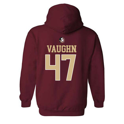 FSU - NCAA Baseball : Rhett Vaughn - Sports Shersey Hooded Sweatshirt-1