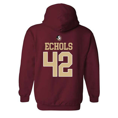 FSU - NCAA Baseball : Jacob Echols - Sports Shersey Hooded Sweatshirt-1