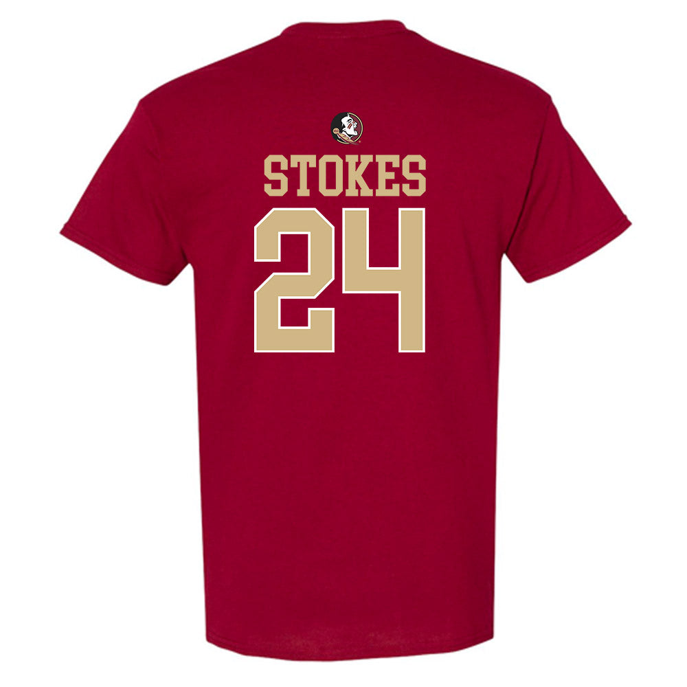 FSU - NCAA Baseball : Cole Stokes - Sports Shersey T-Shirt-1