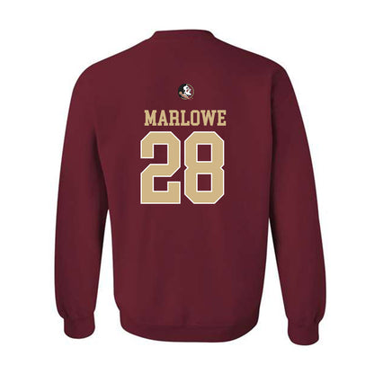 FSU - NCAA Baseball : Jacob Marlowe - Sports Shersey Crewneck Sweatshirt-1