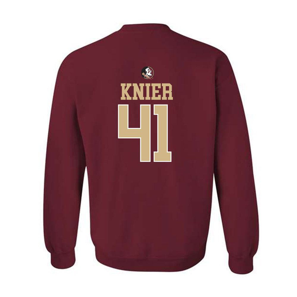 FSU - NCAA Baseball : Chris Knier - Sports Shersey Crewneck Sweatshirt-1