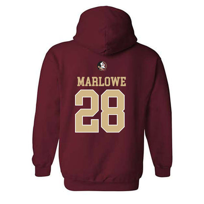 FSU - NCAA Baseball : Jacob Marlowe - Sports Shersey Hooded Sweatshirt-1