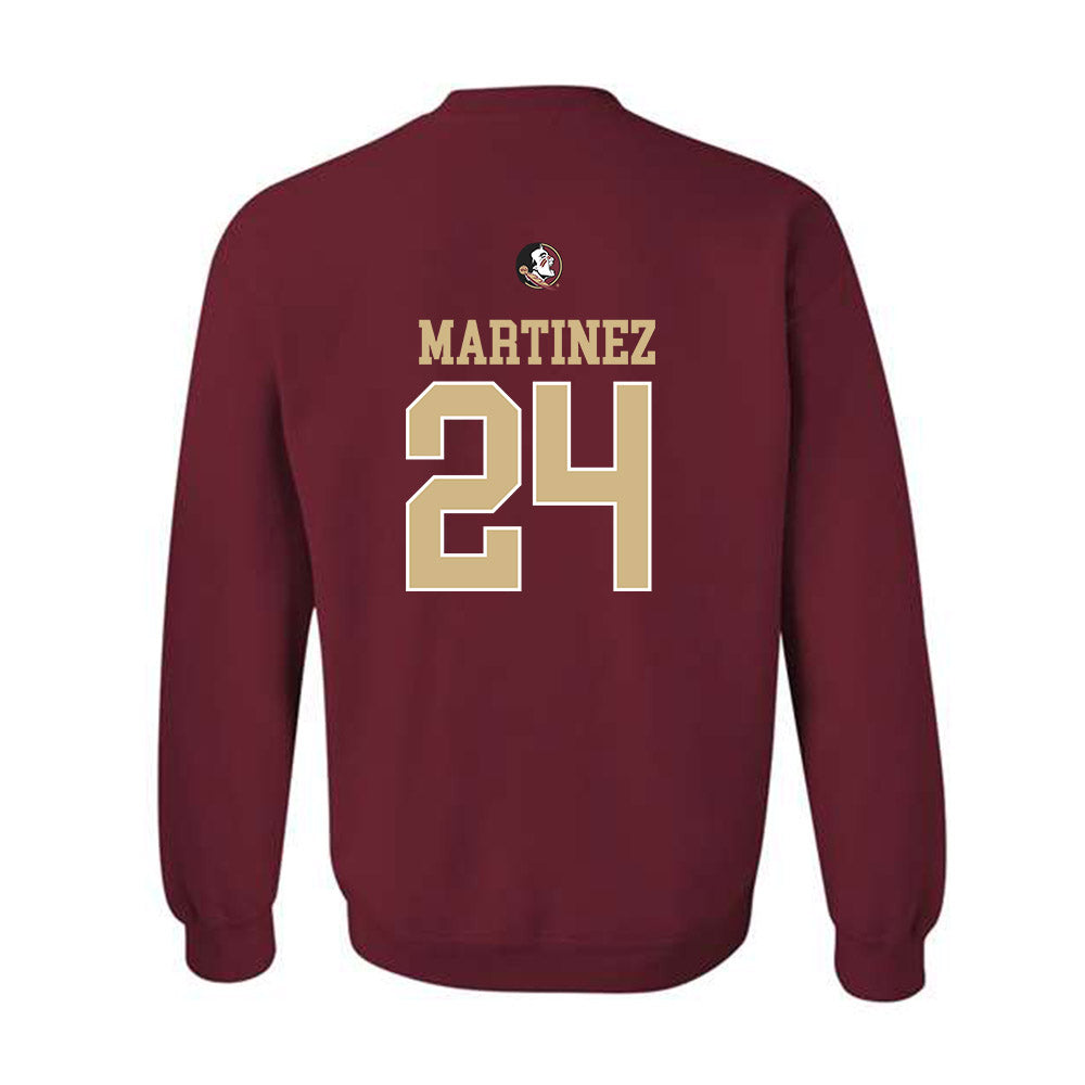 FSU - NCAA Baseball : Maison Martinez - Sports Shersey Crewneck Sweatshirt-1