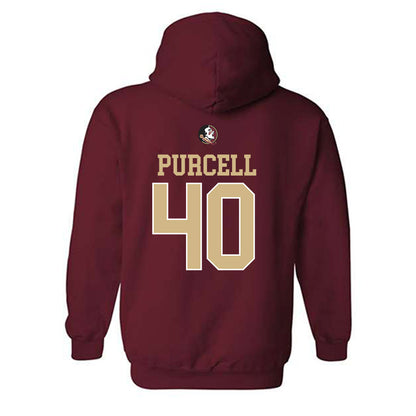 FSU - NCAA Baseball : Brodie Purcell - Sports Shersey Hooded Sweatshirt-1