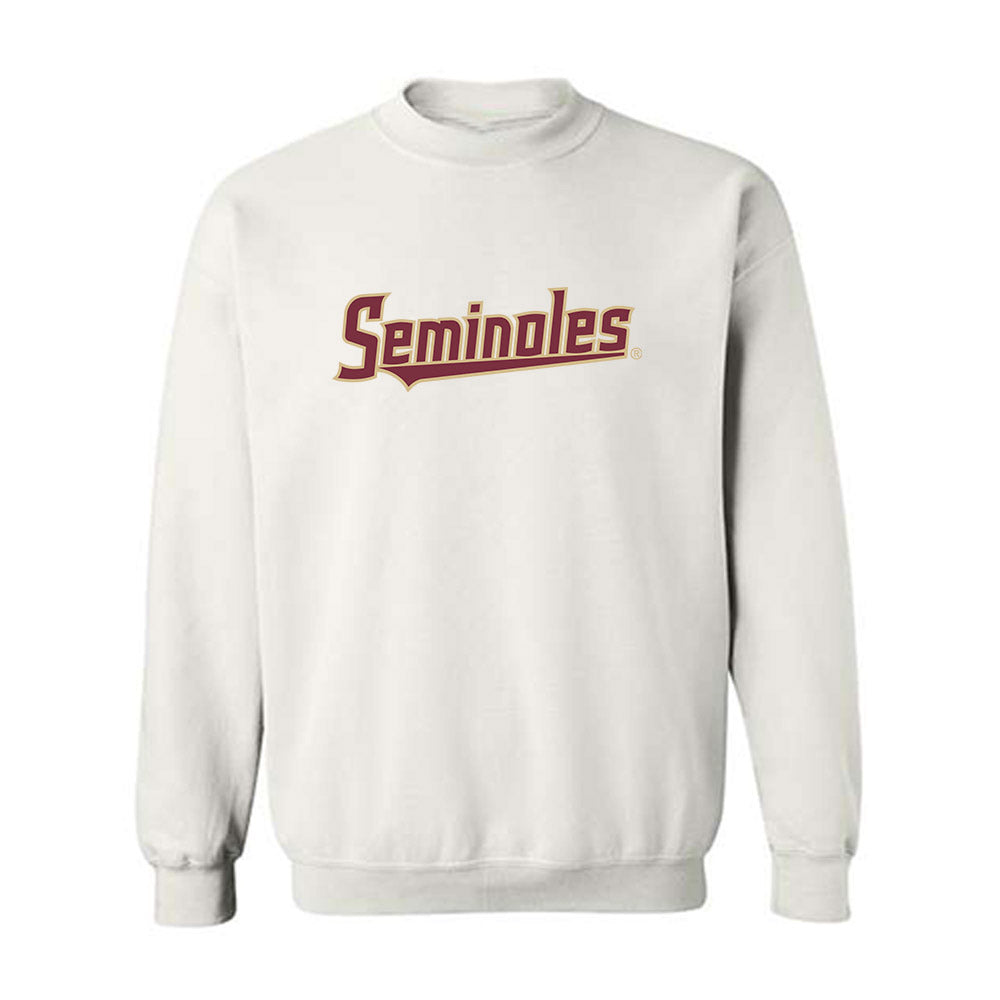 FSU - NCAA Baseball : Hudson Rowan - Replica Shersey Crewneck Sweatshirt