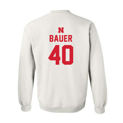 Nebraska - NCAA Football : Rowdy Bauer - Crewneck Sweatshirt