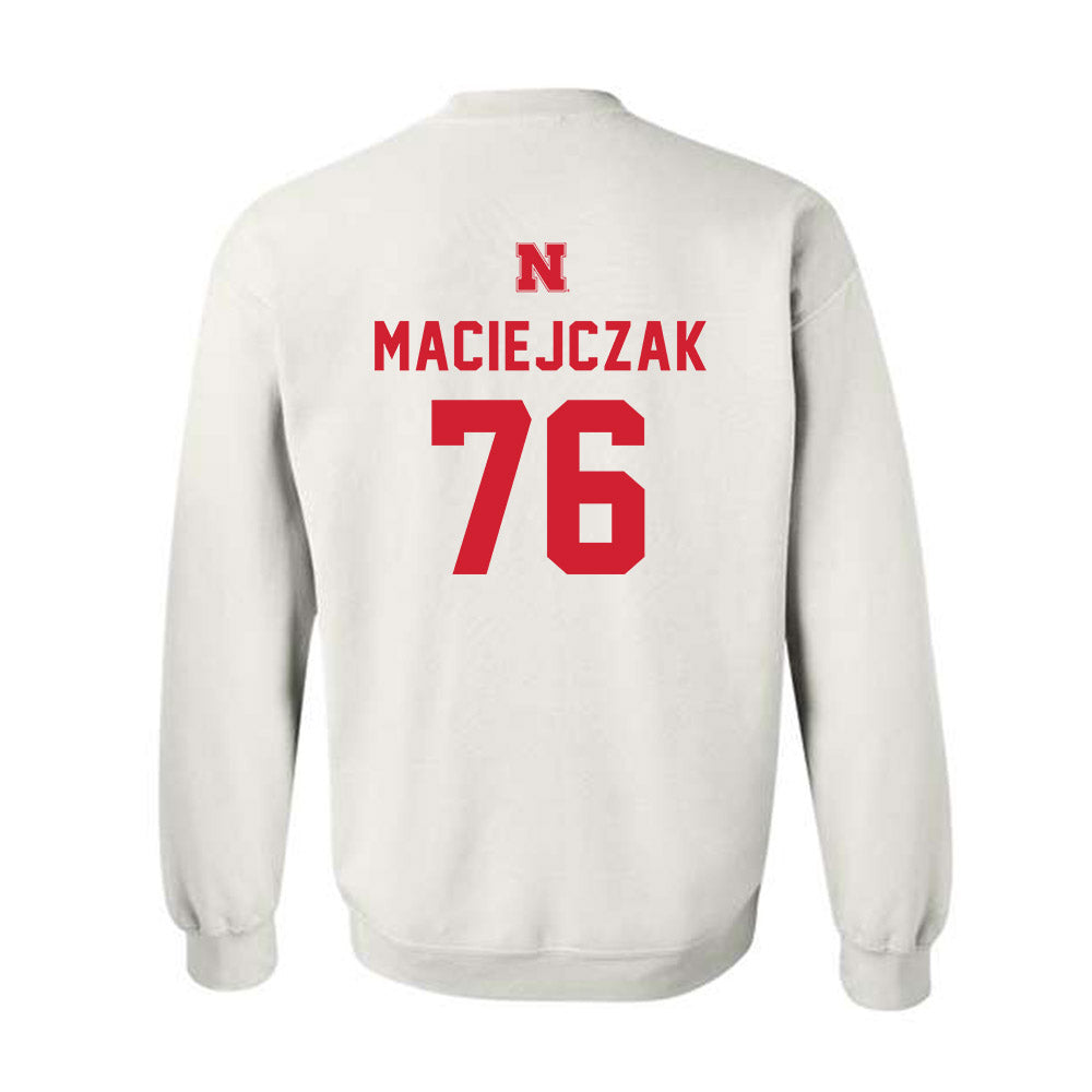 Nebraska - NCAA Football : Jason Maciejczak - Crewneck Sweatshirt
