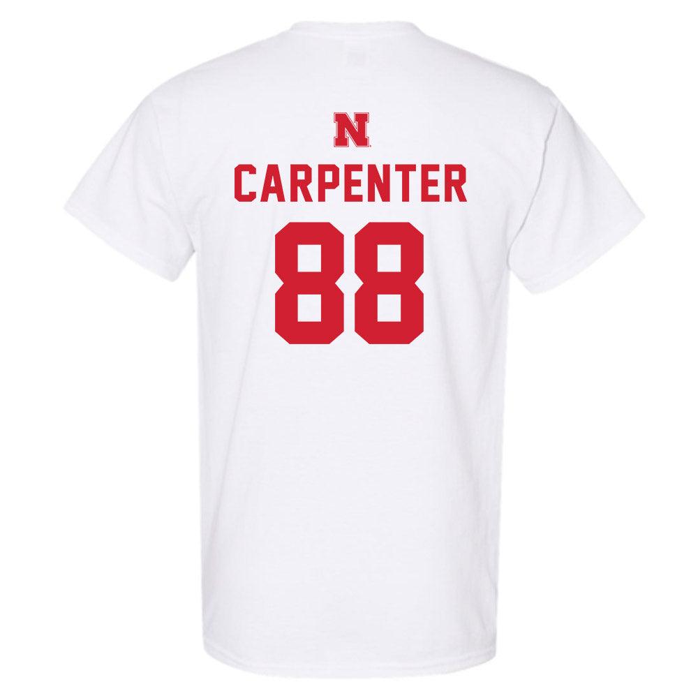 Nebraska - NCAA Football : Jackson Carpenter - Sports Shersey T-Shirt-1