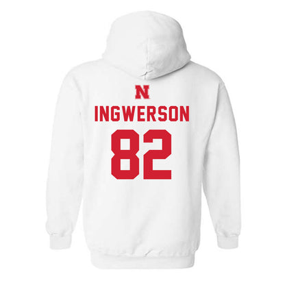 Nebraska - NCAA Football : Eric Ingwerson - Sports Shersey Hooded Sweatshirt