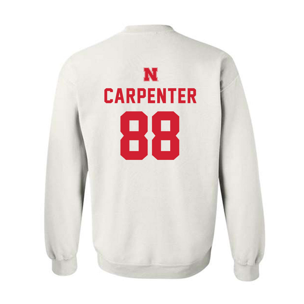 Nebraska - NCAA Football : Jackson Carpenter - Sports Shersey Crewneck Sweatshirt-1