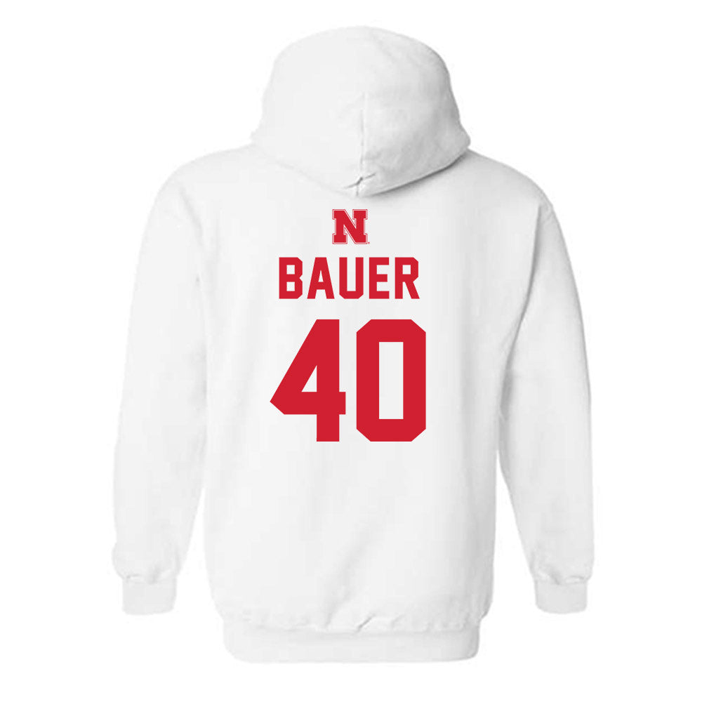 Nebraska - NCAA Football : Rowdy Bauer - Hooded Sweatshirt