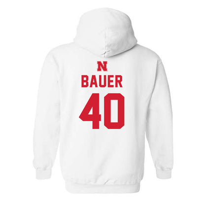 Nebraska - NCAA Football : Rowdy Bauer - Hooded Sweatshirt