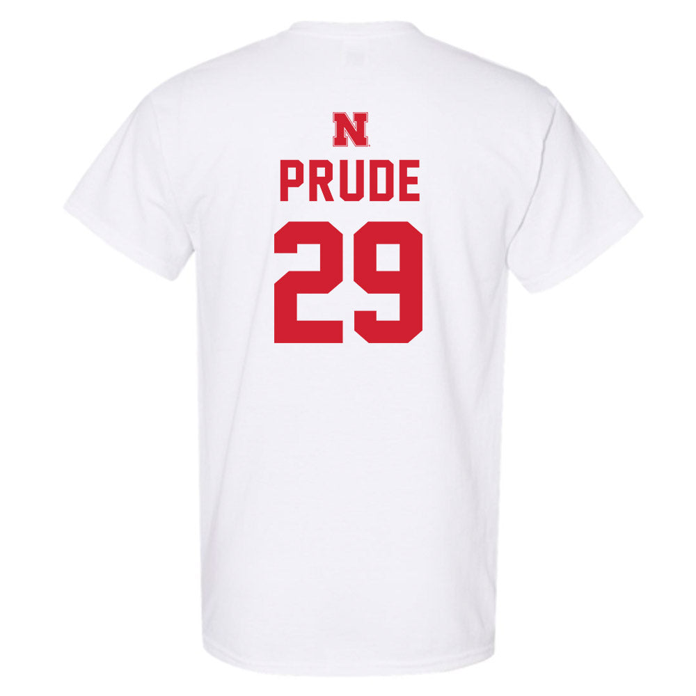 Nebraska - NCAA Football : Braylen Prude - Sports Shersey T-Shirt-1