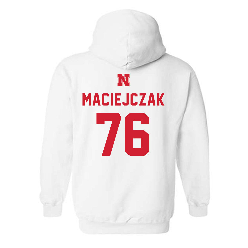 Nebraska - NCAA Football : Jason Maciejczak - Hooded Sweatshirt