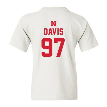 Nebraska - NCAA Football : Keona Davis - Sports Shersey Youth T-Shirt-1