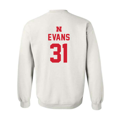 Nebraska - NCAA Football : Ryker Evans - Crewneck Sweatshirt