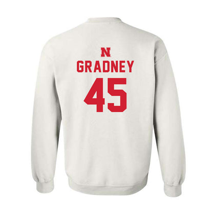 Nebraska - NCAA Football : Roger Gradney - Sports Shersey Crewneck Sweatshirt-1