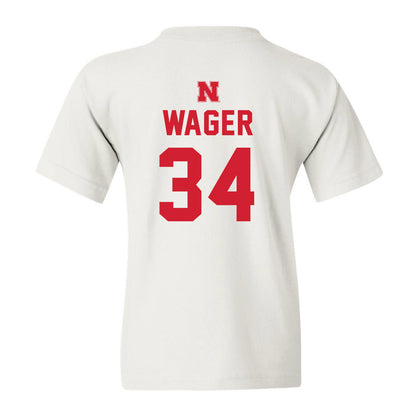 Nebraska - NCAA Football : Gage Wager - Youth T-Shirt