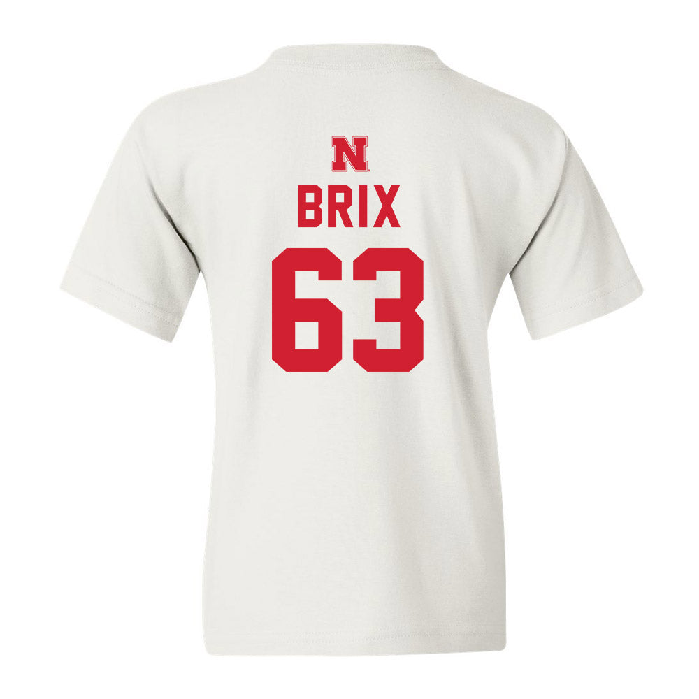 Nebraska - NCAA Football : Grant Brix - Youth T-Shirt