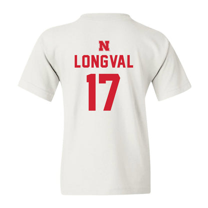 Nebraska - NCAA Football : Luke Longval - Youth T-Shirt