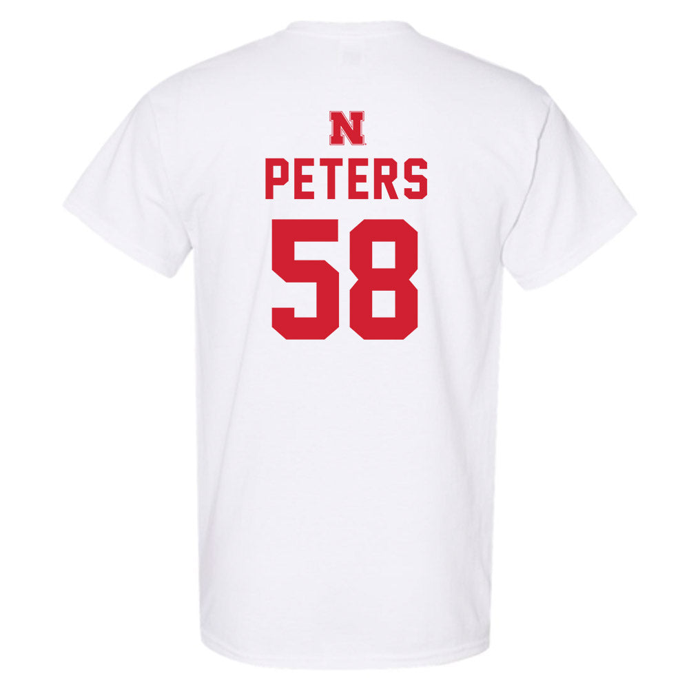 Nebraska - NCAA Football : Jake Peters - Sports Shersey T-Shirt-1