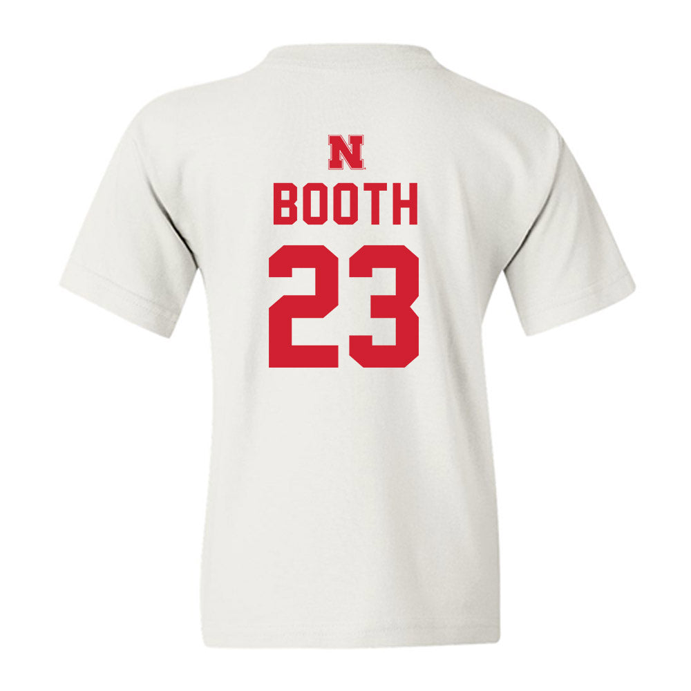 Nebraska - NCAA Football : Conor Booth - Sports Shersey Youth T-Shirt-1