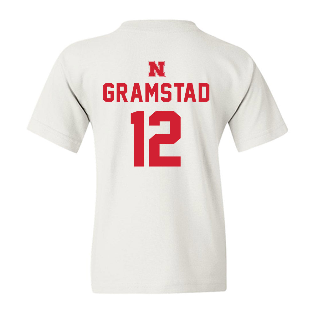 Nebraska - NCAA Football : Jalyn Gramstad - Sports Shersey Youth T-Shirt-1