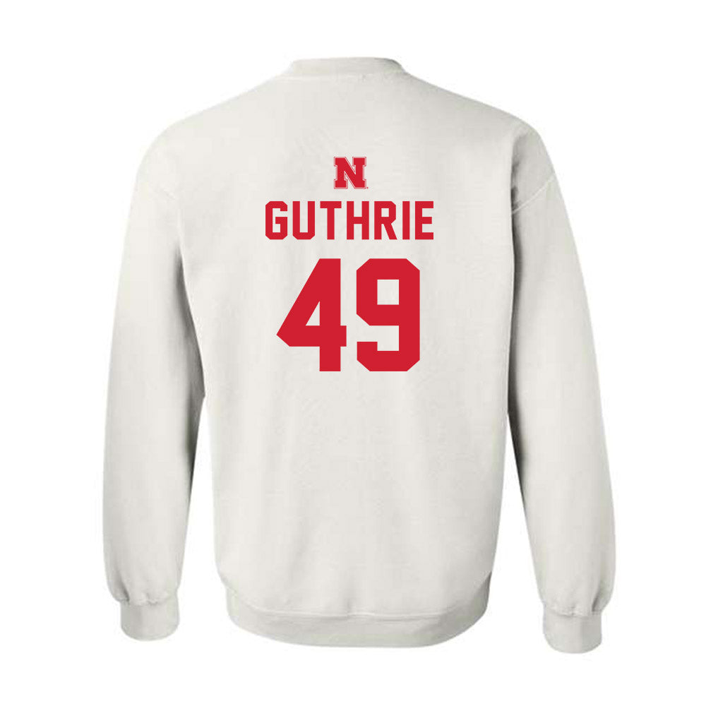 Nebraska - NCAA Football : Rex Guthrie - Sports Shersey Crewneck Sweatshirt