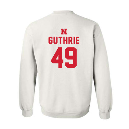 Nebraska - NCAA Football : Rex Guthrie - Sports Shersey Crewneck Sweatshirt