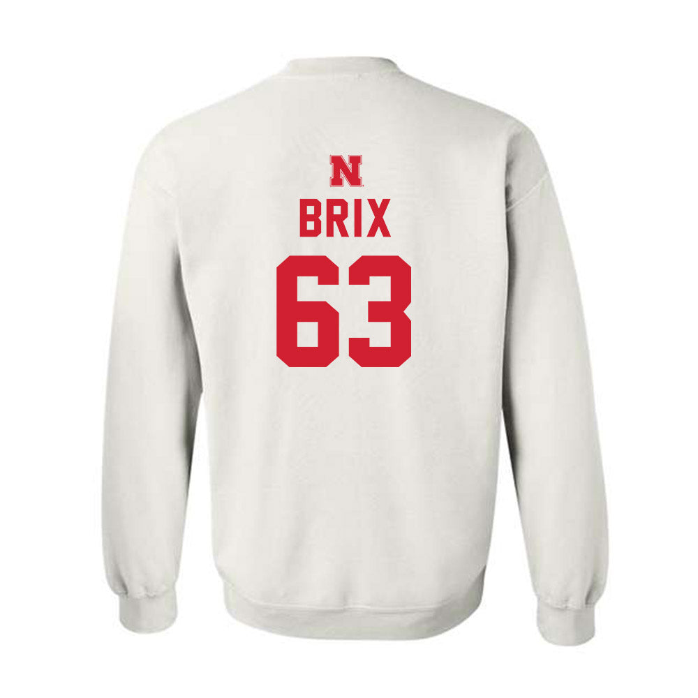 Nebraska - NCAA Football : Grant Brix - Crewneck Sweatshirt