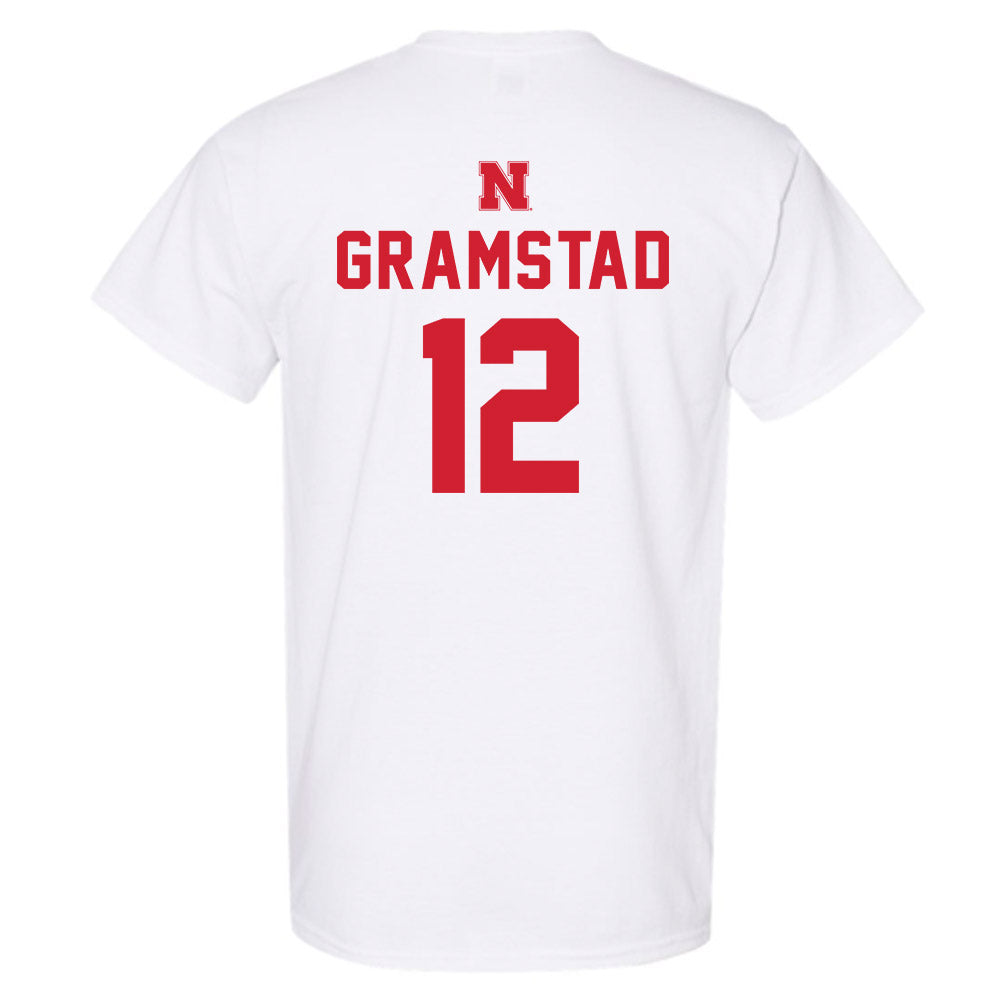 Nebraska - NCAA Football : Jalyn Gramstad - Sports Shersey T-Shirt-1
