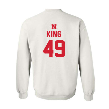 Nebraska - NCAA Football : Danny King - Sports Shersey Crewneck Sweatshirt