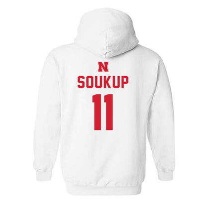 Nebraska - NCAA Football : Bode Soukup - Sports Shersey Hooded Sweatshirt-1