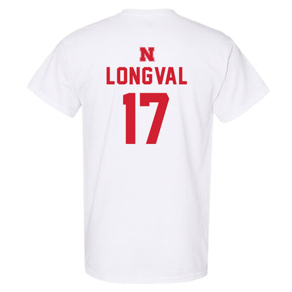 Nebraska - NCAA Football : Luke Longval - T-Shirt