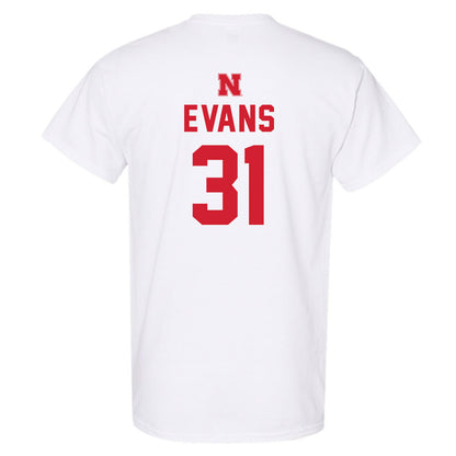 Nebraska - NCAA Football : Ryker Evans - T-Shirt