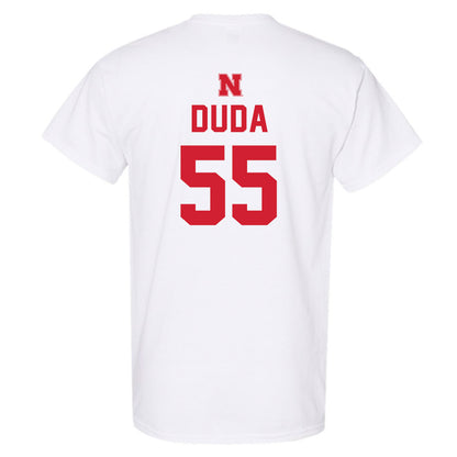 Nebraska - NCAA Football : Ethan Duda - Sports Shersey T-Shirt-1