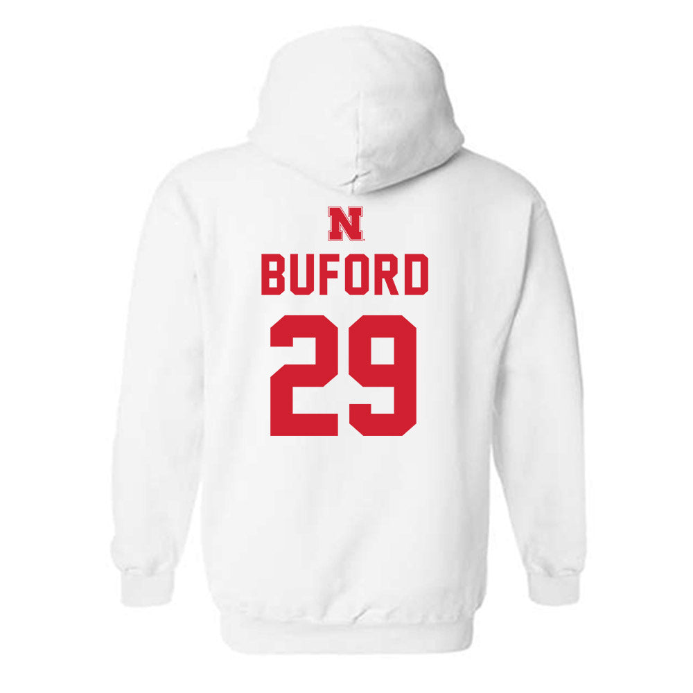 Nebraska - NCAA Football : Mario Buford - Hooded Sweatshirt