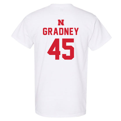 Nebraska - NCAA Football : Roger Gradney - Sports Shersey T-Shirt-1