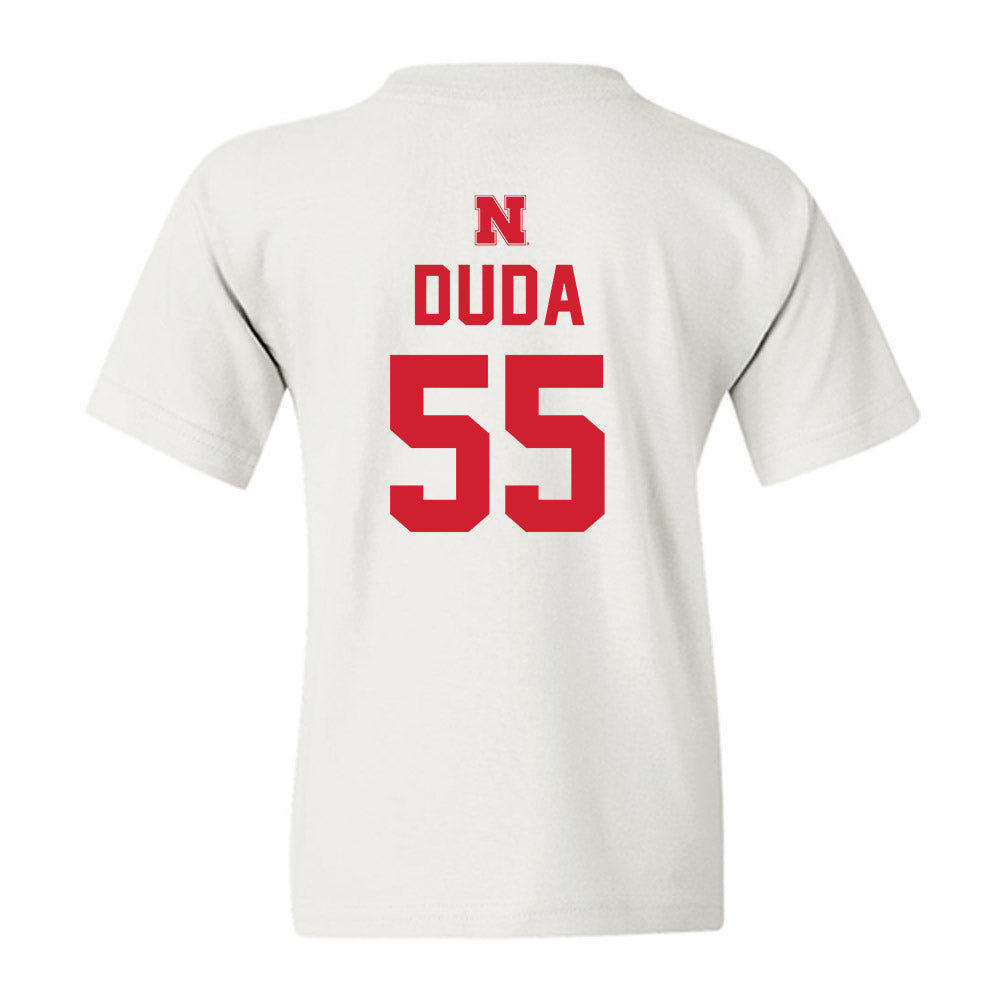 Nebraska - NCAA Football : Ethan Duda - Sports Shersey Youth T-Shirt-1