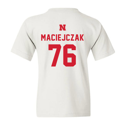 Nebraska - NCAA Football : Jason Maciejczak - Youth T-Shirt