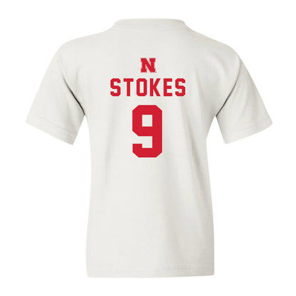 Nebraska - NCAA Baseball : Rhett Stokes - Youth T-Shirt Sports Shersey