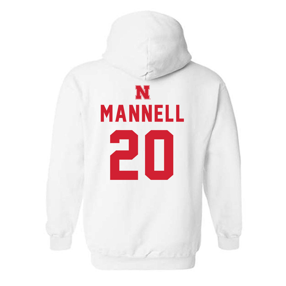 Nebraska - NCAA Baseball : Kevin Mannell - Sports Shersey Hooded Sweatshirt-1