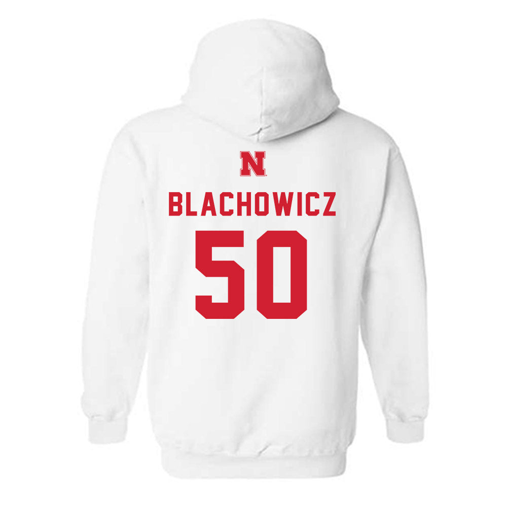 Nebraska - NCAA Baseball : Gavin Blachowicz - Sports Shersey Hooded Sweatshirt-1