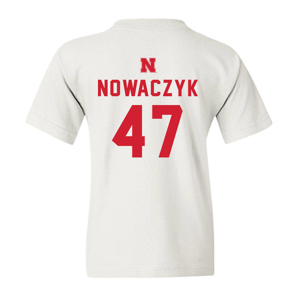 Nebraska - NCAA Baseball : Colin Nowaczyk - Sports Shersey Youth T-Shirt-1