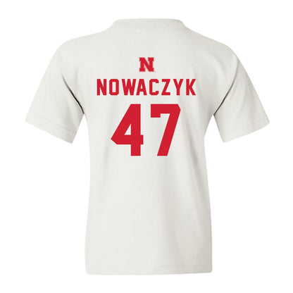 Nebraska - NCAA Baseball : Colin Nowaczyk - Sports Shersey Youth T-Shirt-1