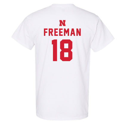 Nebraska - NCAA Baseball : Preston Freeman - Sports Shersey T-Shirt-1