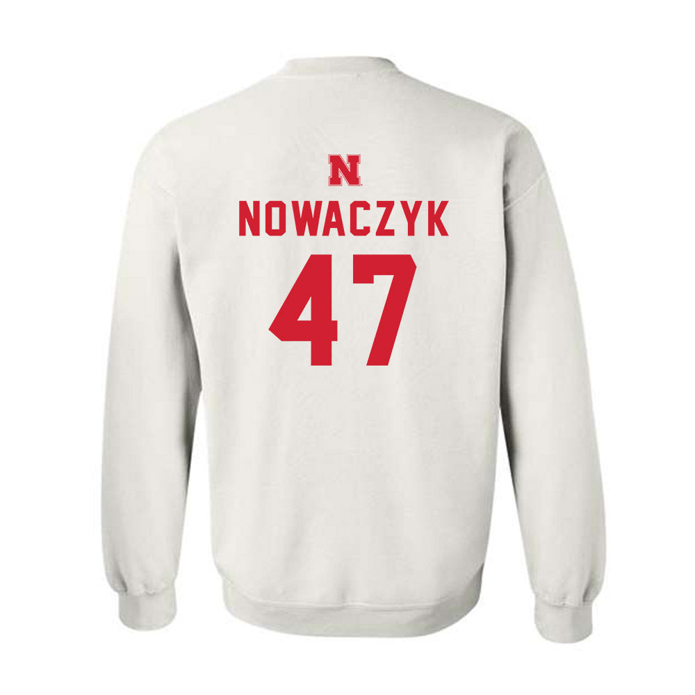 Nebraska - NCAA Baseball : Colin Nowaczyk - Sports Shersey Crewneck Sweatshirt-1