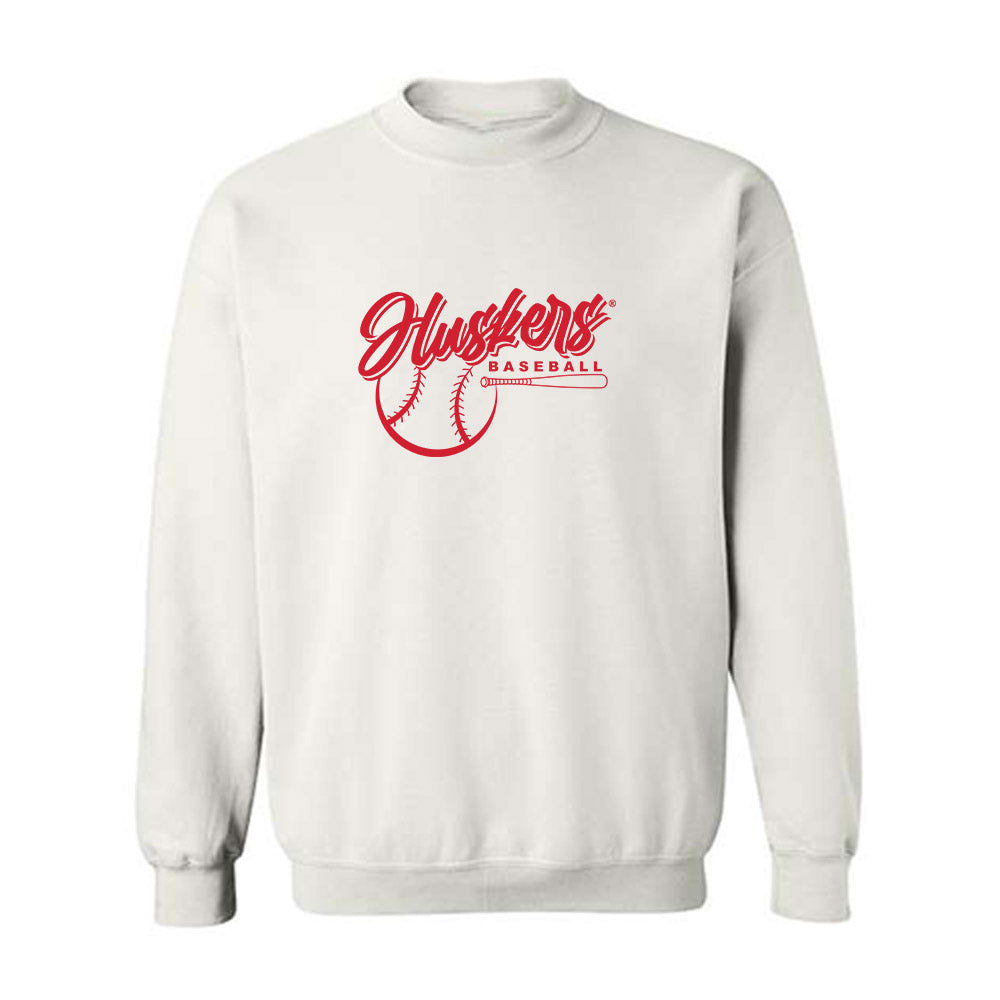 Nebraska - NCAA Baseball : Trey Fikes - Sports Shersey Crewneck Sweatshirt-0