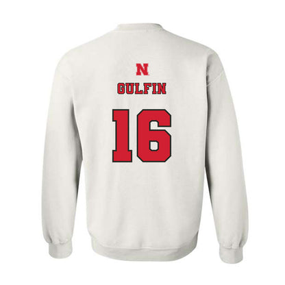 Nebraska - NCAA Softball : Elisa Gulfin - Crewneck Sweatshirt Sports Shersey